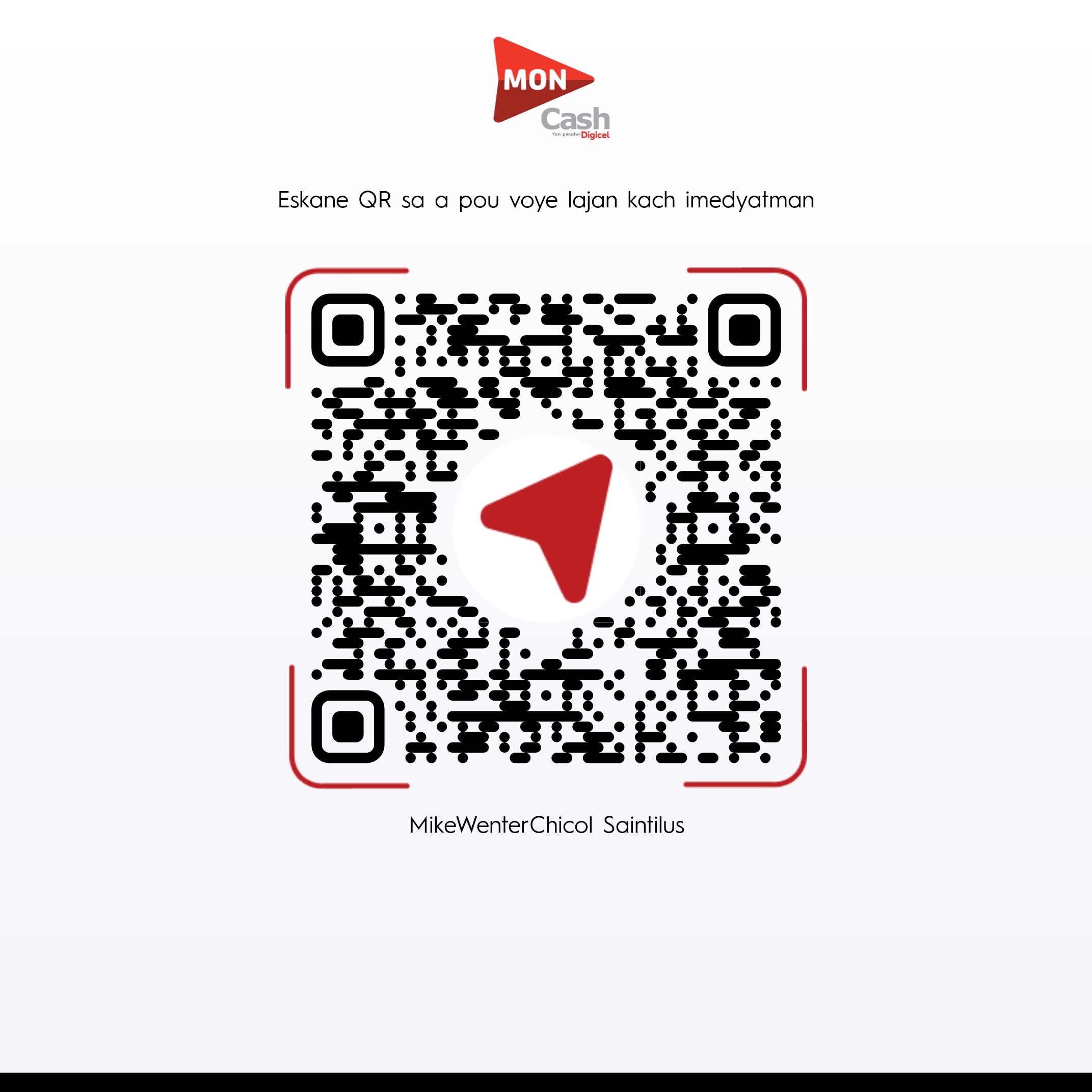 MonCash QR Code